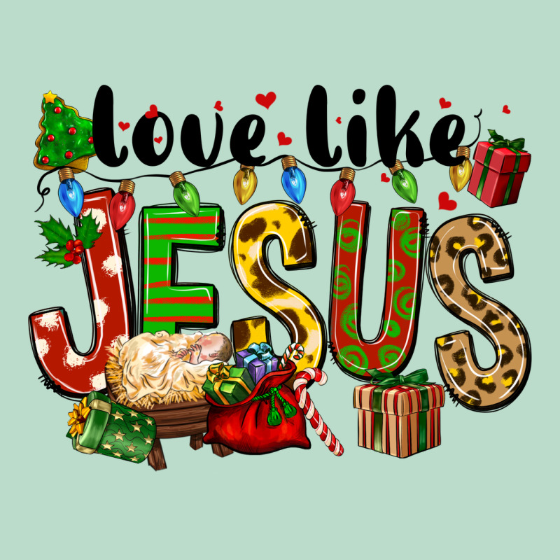 Christmas Love Like Jesus Premium Hoodie by FaDigitalArtStudio | Teevron