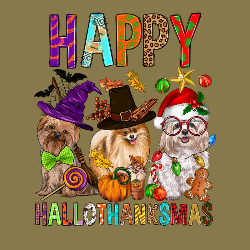 Happy Hallothankmas Dog Premium Hoodie by FaDigitalArtStudio | Teevron