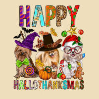 Happy Hallothankmas Dog Premium Hoodie | Teevron