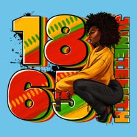 1865 Juneteenth Afro Woman Premium Sweatshirt | Teevron