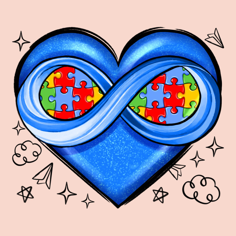 Infinity Heart Autism Awareness Urban Hoodie by JahusDesignShop | Teevron