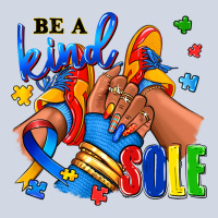 Be A Kind Sole Autism Afro Girl Sneakers Premium Sweatshirt | Teevron