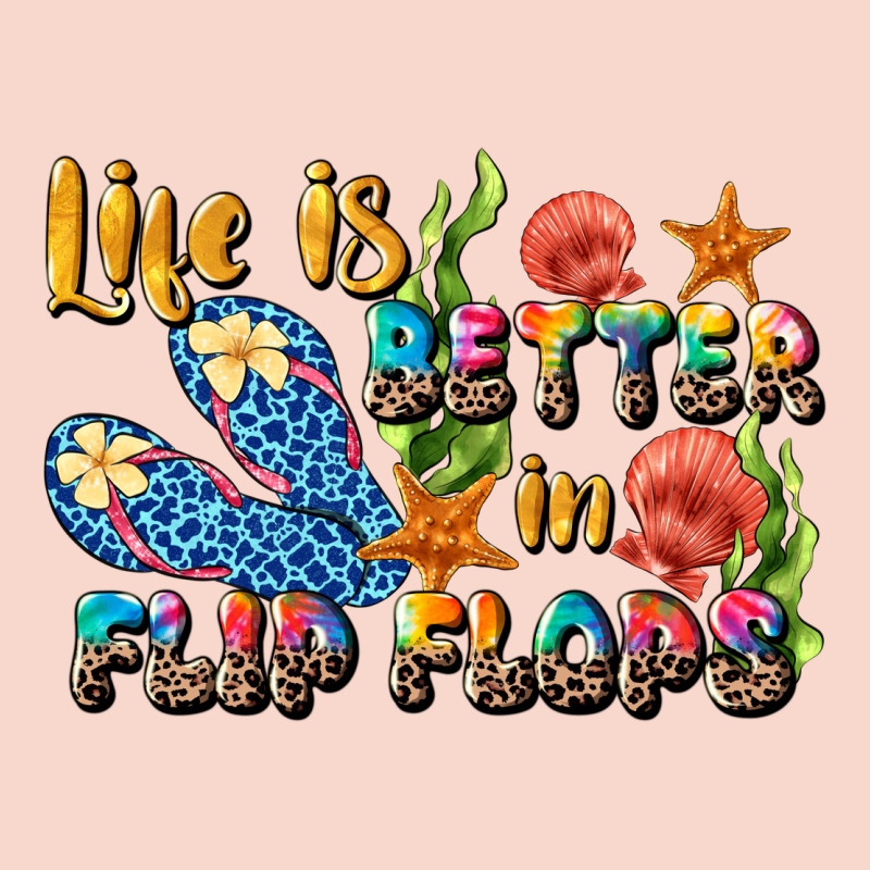 Life Is Better In Flip Flops Summer Urban Hoodie by JahusDesignShop | Teevron