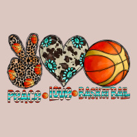 Peace Love Basketball Premium Hoodie | Teevron