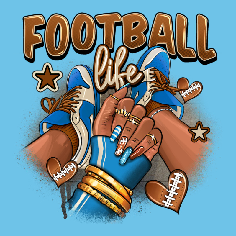 Football Life Afro Girl Sneakers Premium Sweatshirt by RanaPortraitStore | Teevron