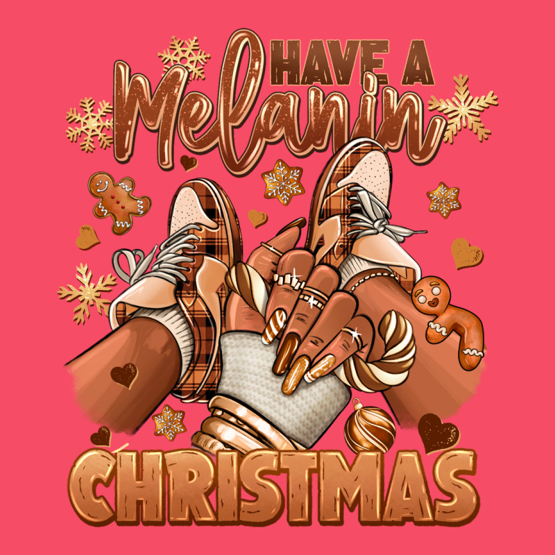 Have A Melanin Christmas Black Girl Sneakers Premium Sweatshirt by RanaPortraitStore | Teevron