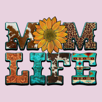 Western Cowhide Leopard Turquoise  Leather Aztec Sunflower Mom Ladies Tee | Teevron