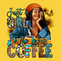 Just A Girl Who Loves Coffee Premium Sweatshirt | Teevron
