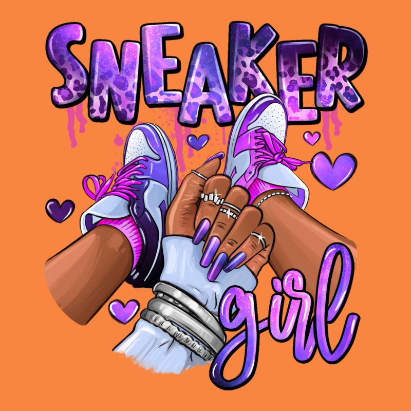 Purple Galaxy Sneaker Girl Premium Sweatshirt by RanaPortraitStore | Teevron