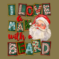 I Love A Man With A Beard Premium Hoodie | Teevron