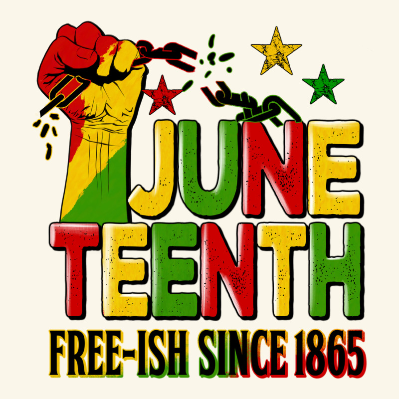 Juneteenth Fist Free Ish Since 1865 Premium Hoodie by HRA Design Shop | Teevron