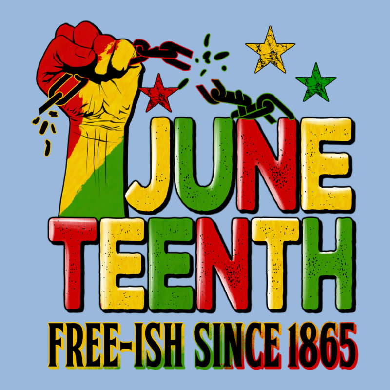 Juneteenth Fist Free Ish Since 1865 Premium Hoodie by HRA Design Shop | Teevron