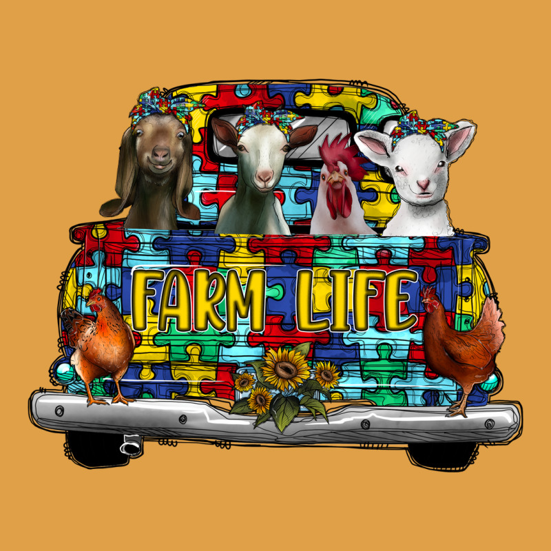Farm Life Truck Autism Premium Hoodie by CowhideDigitalArt | Teevron