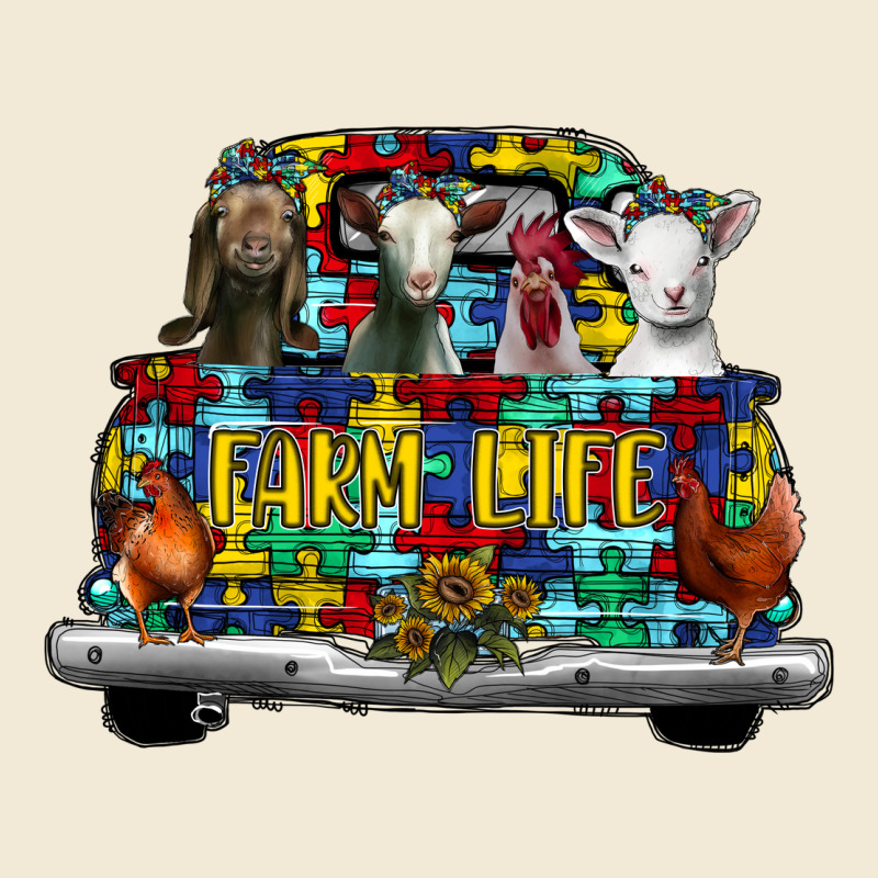 Farm Life Truck Autism Premium Hoodie by CowhideDigitalArt | Teevron