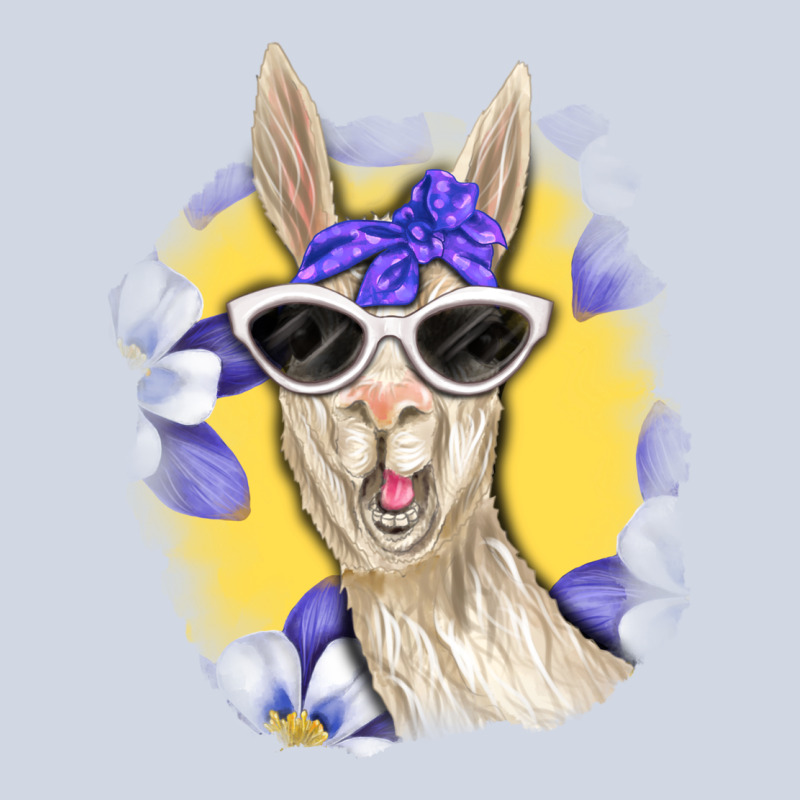 Llama With Sunglasses Premium Sweatshirt by RanaPortraitStore | Teevron