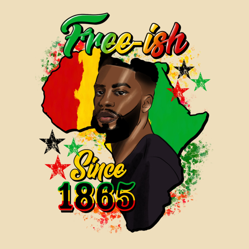 Free Ish Since 1865 Black Man Premium Hoodie by HRA Design Shop | Teevron