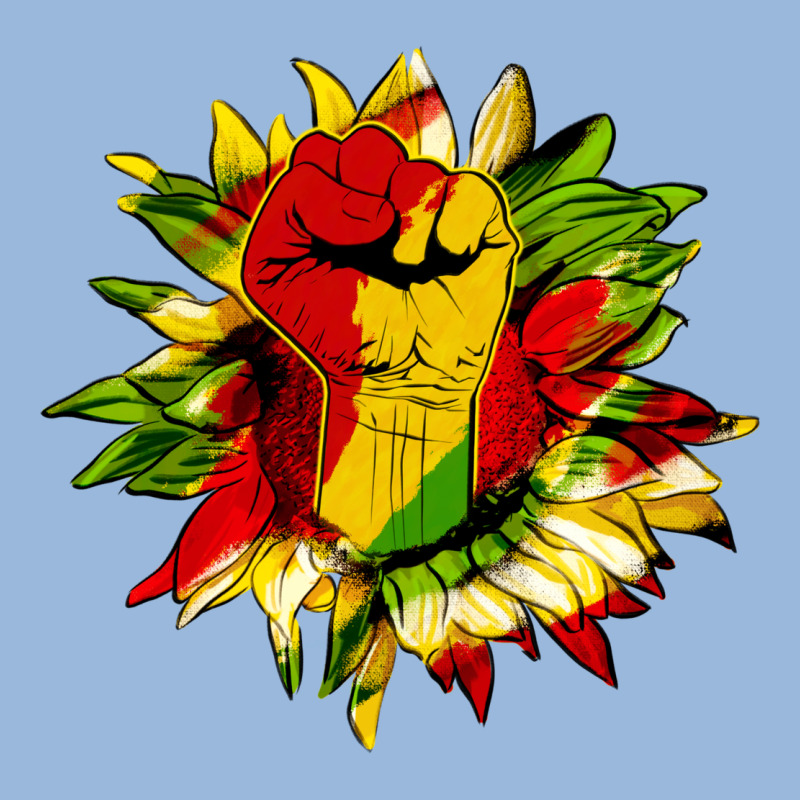 Juneteenth Sunflower Premium Hoodie by HRA Design Shop | Teevron