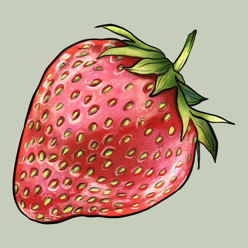 Strawberry Long Sleeve Tee by BarkalooDesign | Teevron