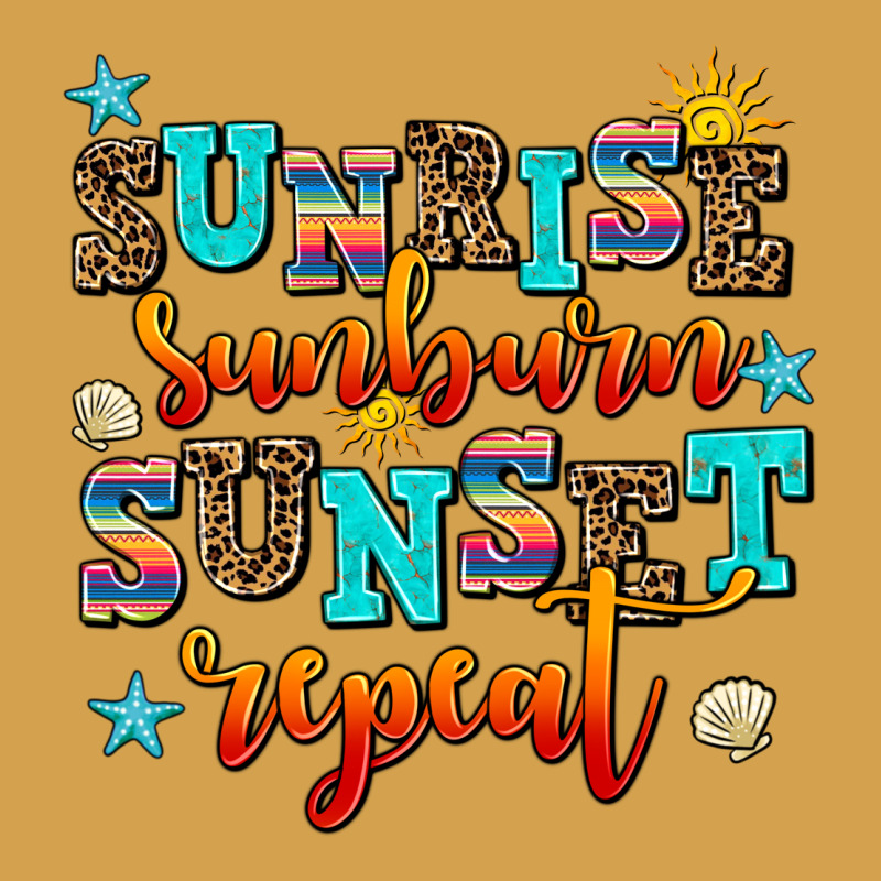 Sunrise Sunburn Sunset Repeat Urban Hoodie by AdoDesignShop | Teevron