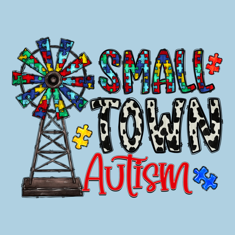 Small Town Autism Premium Hoodie by CowhideDigitalArt | Teevron