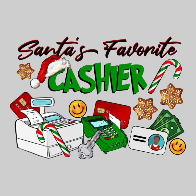 Santa's Favorite Cashier Premium Tee by LillyAllenDesigns | Teevron