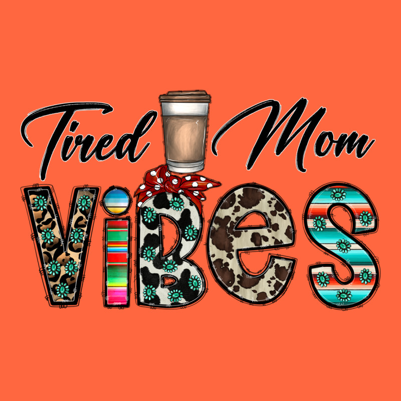 Tired Mom Vibes Premium Hoodie by CowhideDigitalArt | Teevron