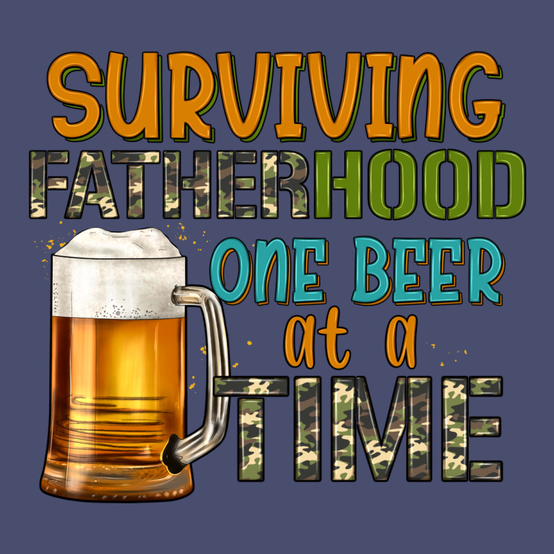 Surviving Fatherhood One Beer At A  Time Vintage Tee by Artiststas | Teevron