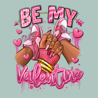 Be My Valentine Afro Girl Sneakers Premium Sweatshirt | Teevron