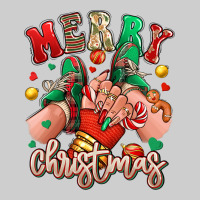 Merry Christmas Caucasian Girl Sneakers Premium Sweatshirt | Teevron