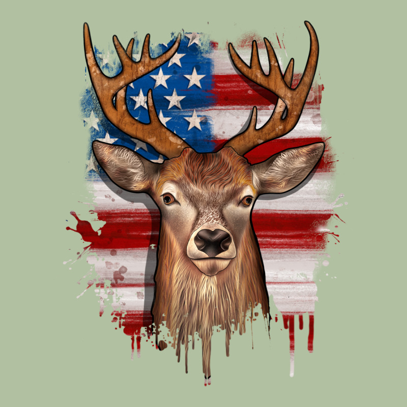 Deer American Flag Urban Hoodie by JahusDesignShop | Teevron