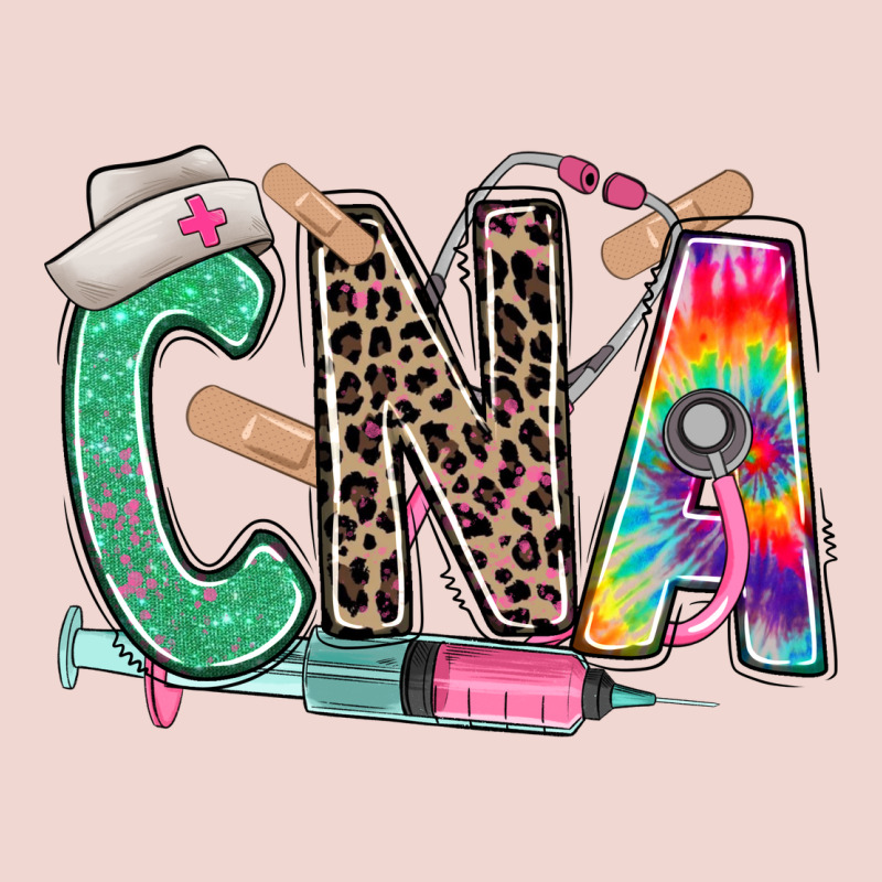 Cna Nurse Tie Dye Leopard Premium Sweatshirt by RanaPortraitStore | Teevron