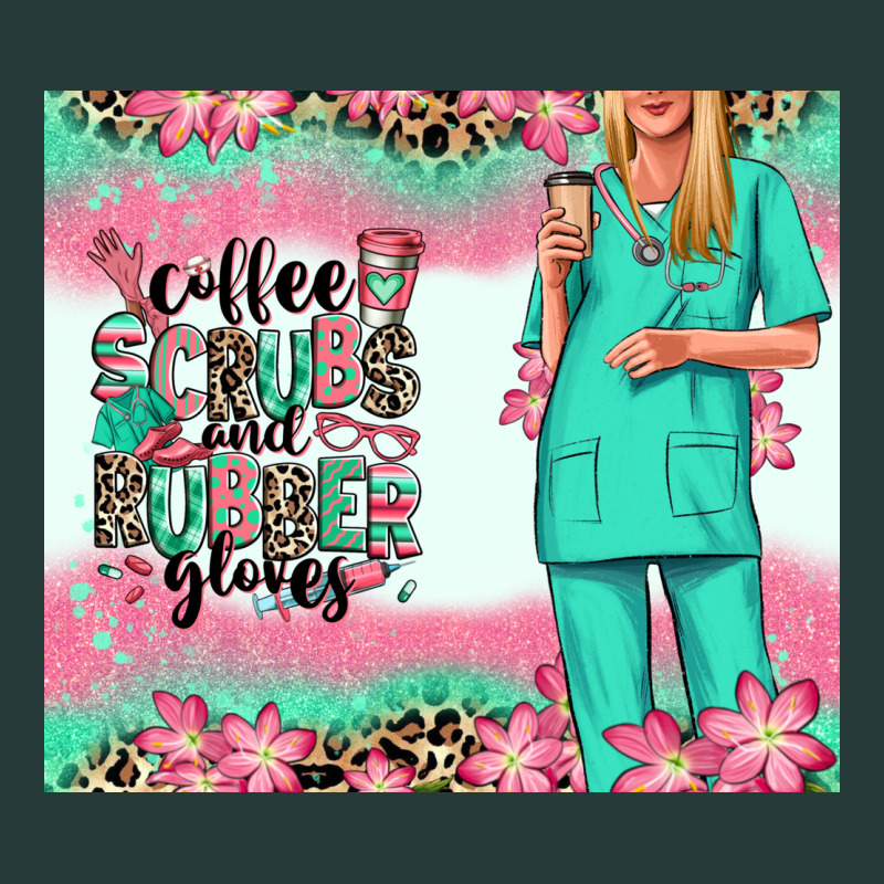 Coffee Scrubs Rubber Gloves Nurse Premium Sweatshirt by RanaPortraitStore | Teevron