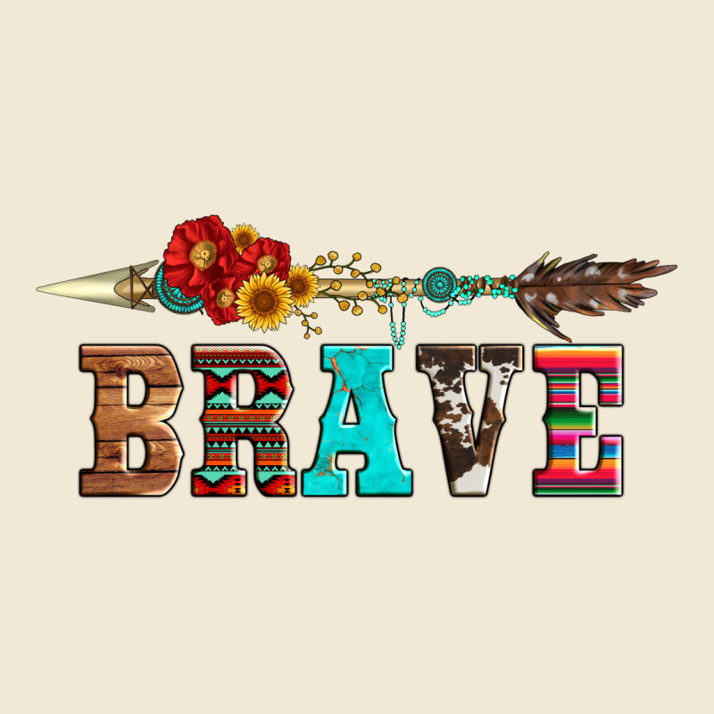 Brave And Aztec Wood Sunflower With Arrow Ladies Tee by Artiststas | Teevron