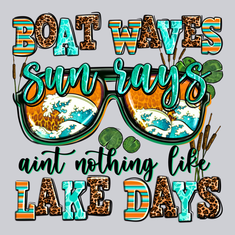 Boat Waves Sun Rays Aint Nothing Like Lake Days Urban Hoodie by AdoDesignShop | Teevron