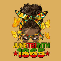Juneteenth 1865 Afro Bun Premium Hoodie | Teevron