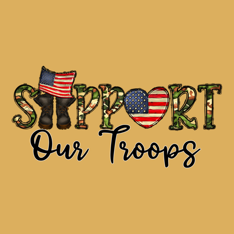 Support Our Troops Premium Hoodie by CowhideDigitalArt | Teevron