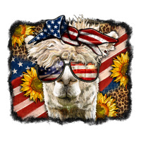 Western 4th Of July Lama Background | Teevron
