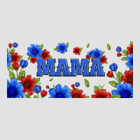 Floral American Mama 16oz Libbey Cup Premium Hoodie | Teevron