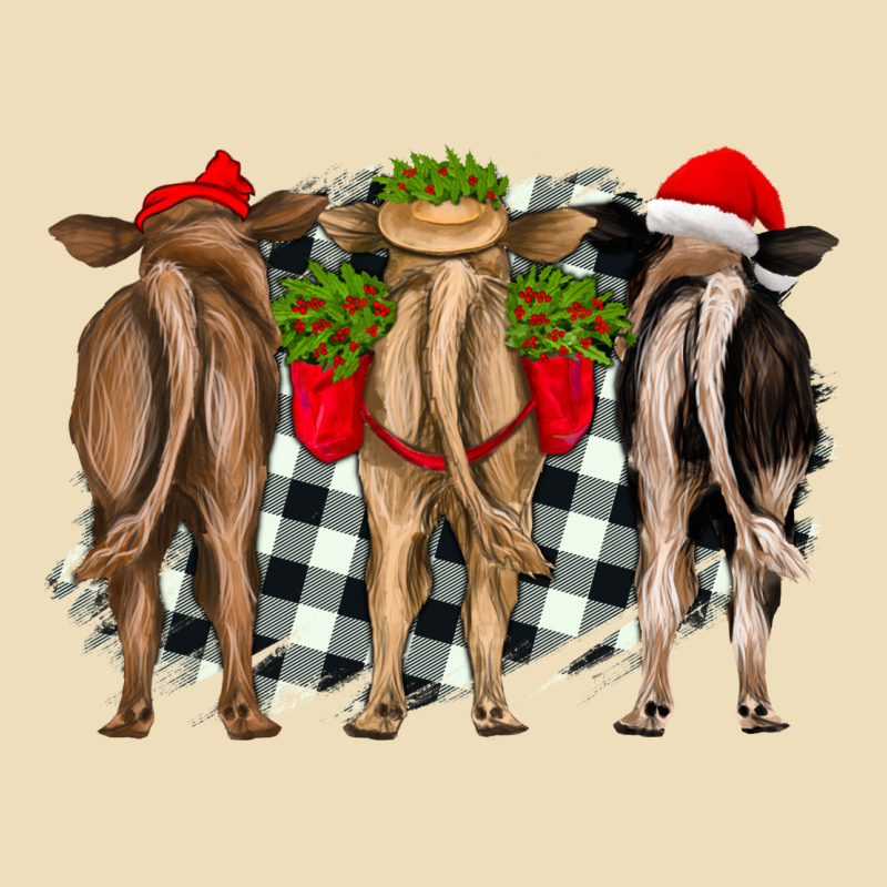 Christmas Heifers Back View Premium Hoodie by RanaPortraitStore | Teevron