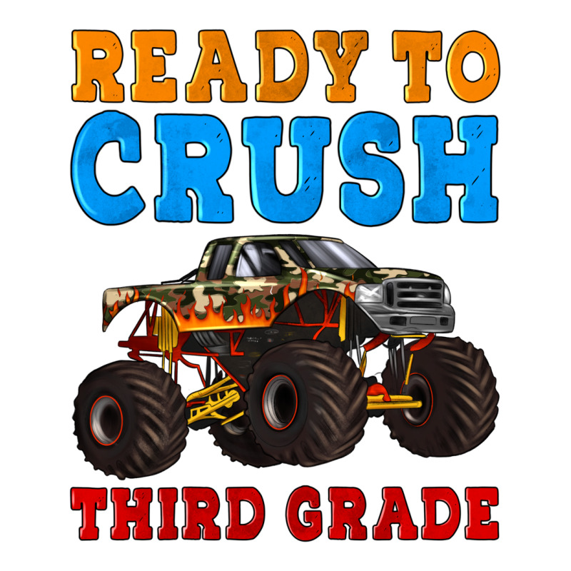 Ready To Crush Third Grade Urban Heavy Tee by Artiststas | Teevron