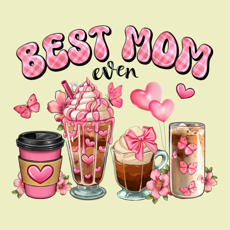 Best Mom Ever Floral Coffee Cups Urban Hoodie by JahusDesignShop | Teevron