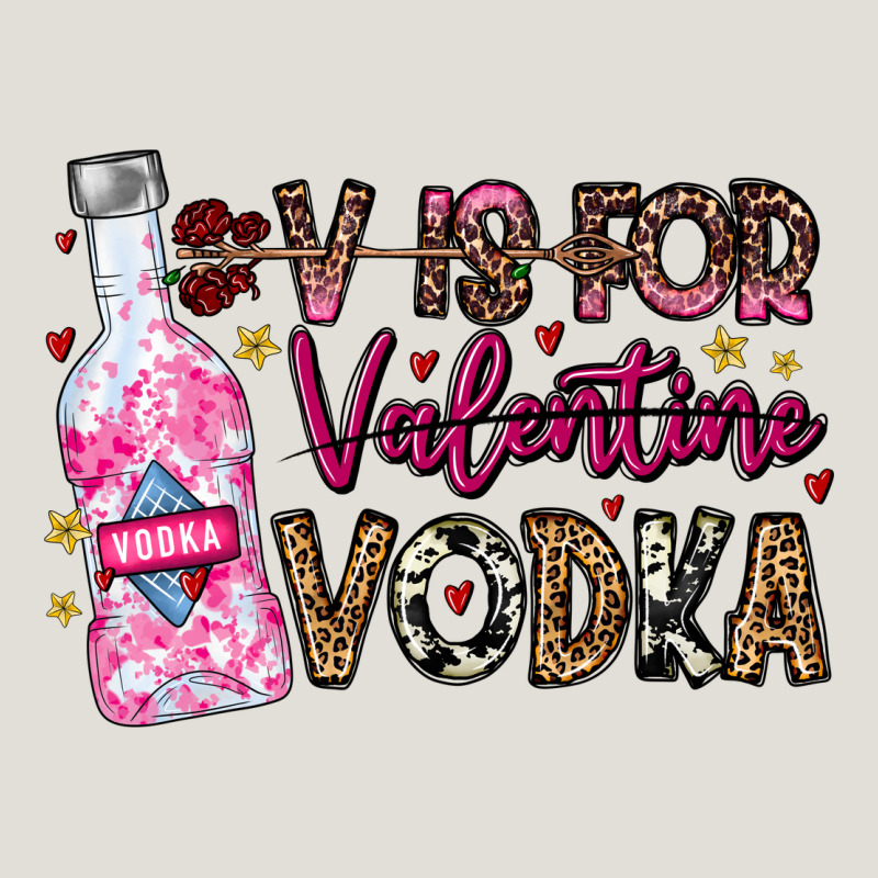 V Is For Valentine Vodka Heavy Core Tee by CowhideDigitalArt | Teevron