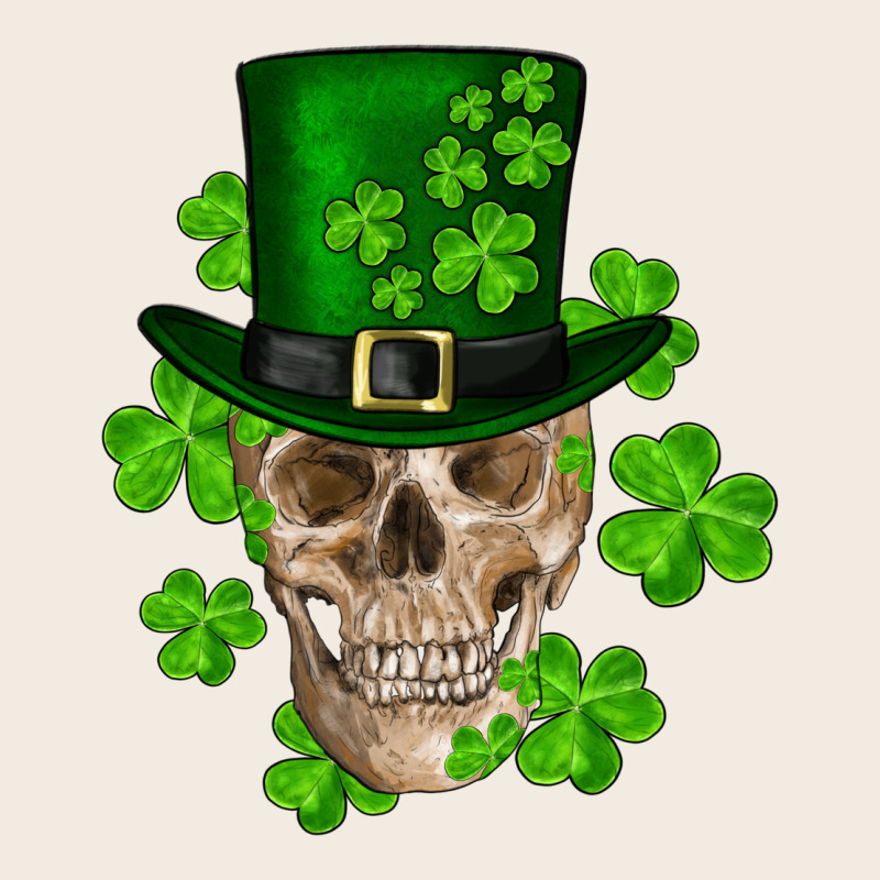 St. Patricks Day Skull Premium Sweatshirt by RanaPortraitStore | Teevron