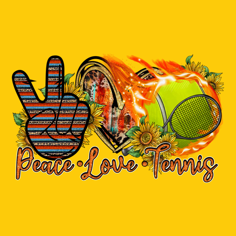 Peace Love Tennis Premium Hoodie by RacoonDesign | Teevron
