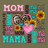 Mom Mama Mommy With Hearts Vintage Hoodie | Teevron