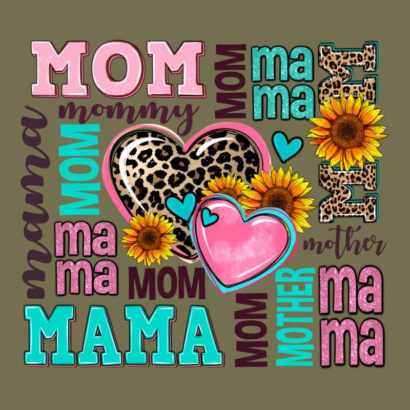 Mom Mama Mommy With Hearts Vintage Hoodie by AdoDesignShop | Teevron