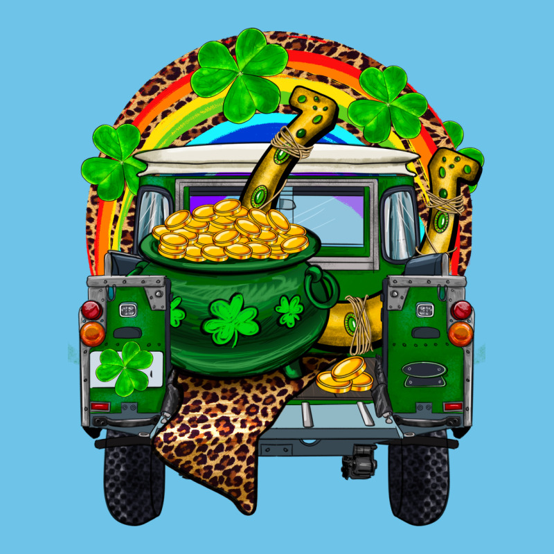 St Patricks Day Truck With Pot Of Gold Horseshoe A Premium Sweatshirt by RanaPortraitStore | Teevron