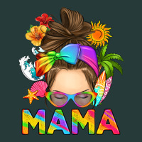 Messy Bun Mama Summer Premium Sweatshirt | Teevron