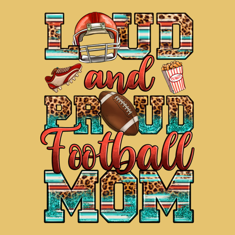 Loud And Proud Football Mom Premium Sweatshirt by RanaPortraitStore | Teevron