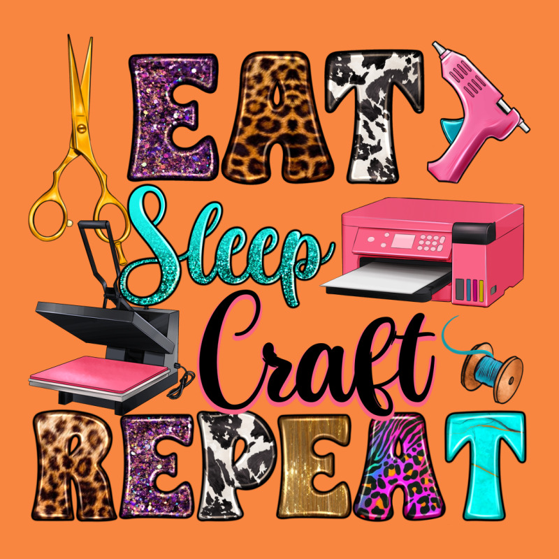 Eat Sleep Craft Repeat Premium Sweatshirt by RanaPortraitStore | Teevron